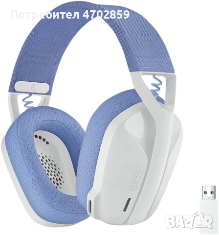 Logitech G435 LIGHTSPEED | Безжични | PS5 / PC | Bluetooth | Нови | Гаранция, снимка 3 - Слушалки и портативни колонки - 53412674