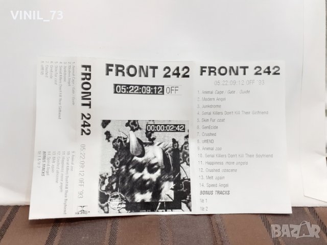  Front 242 – 05:22:09:12 Off, снимка 2 - Аудио касети - 32217205