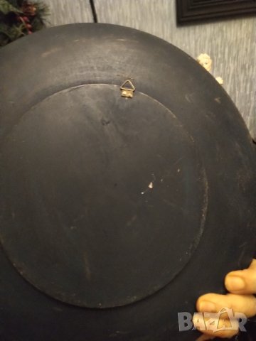Дървена ръчно изработена и изрисувана чиния за стена , снимка 5 - Пана - 43024967