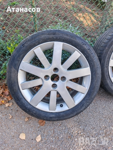 Пежо Ситроен джанти 17" 4Х108 с гуми 225x45x17 , снимка 3 - Гуми и джанти - 52258529