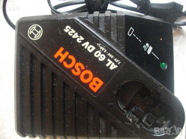 7,2-24V-2,5A-Bosch AL60DV2425-ЗА РЕМОНТ-ЗА ЧАСТИ-Бош-Зарядно-Бързо-24 Волта