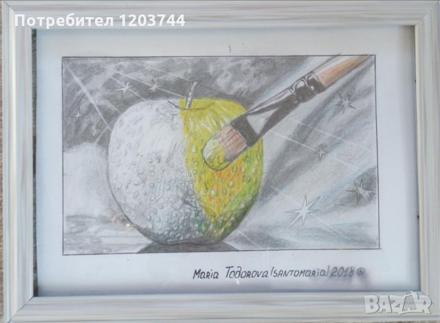 ГРАФИКА (черен молив, авторски} , снимка 6 - Картини - 27449821