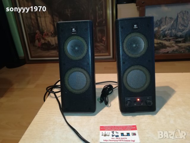 logitech активни колони 2бр 2503211900, снимка 6 - Тонколони - 32303614