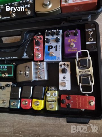 31 педала Ehx, Digitech, Tone city, два педалборда Mooer, някои нови за китара, снимка 8 - Китари - 20907626