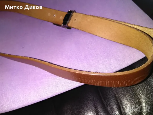 Фламини марков колан естествена кожа 133мм на 33мм нов, снимка 12 - Колани - 49486461