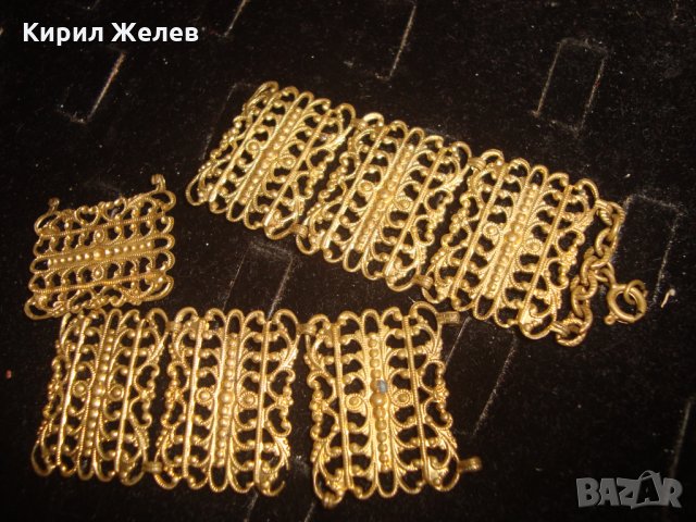 ЕЛЕМЕНТИ от СТАРИННА БРОНЗОВА ГРИВНА с ЖИВАЧНА ПОЗЛАТА СТАРО ГРАДСКО БИЖУ за РЕСТАВРАЦИЯ 4737, снимка 8 - Антикварни и старинни предмети - 32239487