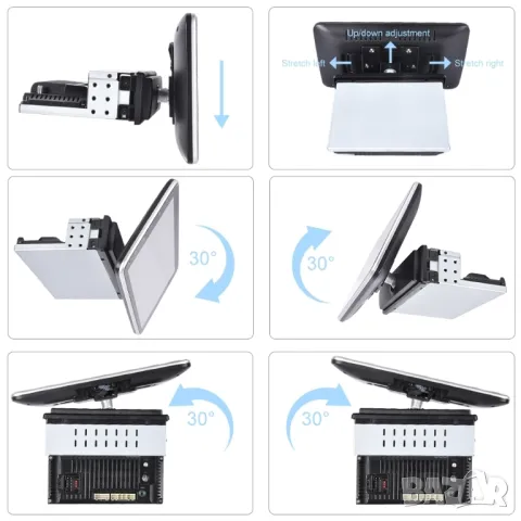 10" 1-DIN мултимедия с Android 12, 8-core, 4/64GB, RDS, снимка 7 - Аксесоари и консумативи - 47733166