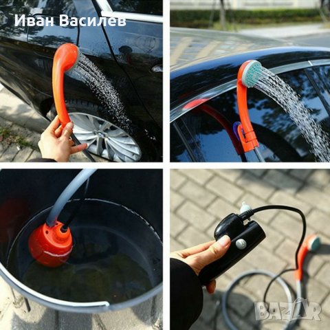 Къмпинг душ на 12v,кепмер,лека кола,тир,камион,палатка,риболов,лов,баня, снимка 3 - Къмпинг мебели - 36722552