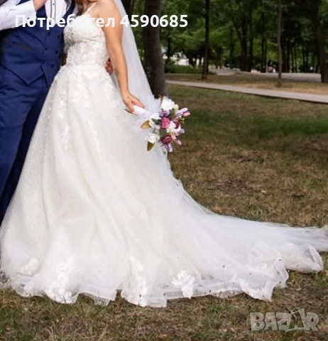 Булченска рокля+було, снимка 5 - Сватбени рокли - 51665775