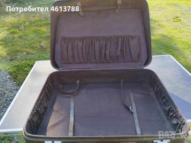 Ретро кожен куфар, снимка 5 - Куфари - 52262595