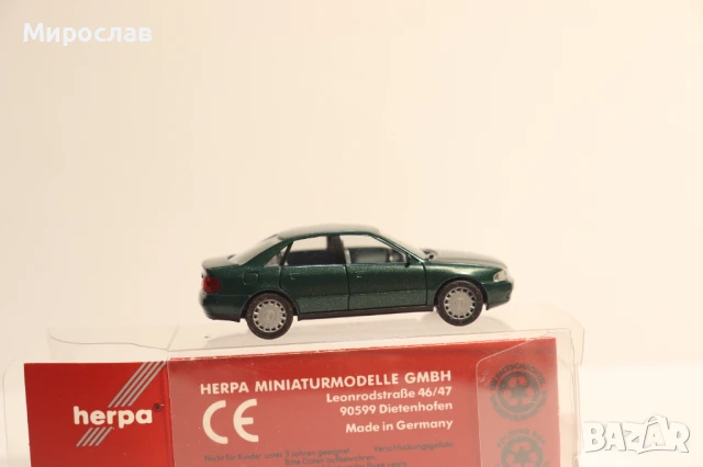 HERPA H0 1/87 AUDI A4 МОДЕЛ КОЛИЧКА ИГРАЧКА, снимка 5 - Колекции - 51425709