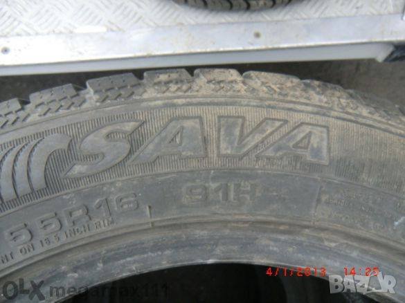 Гуми зимни 205/55/16 91н 2 броя Sava, снимка 6 - Гуми и джанти - 26627612