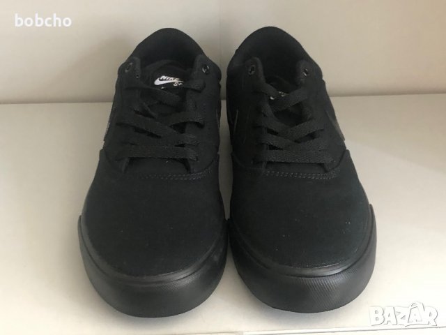 Nike SB Chron 2 Mens Skateboard Shoes Black Canvas , снимка 4 - Маратонки - 39045531