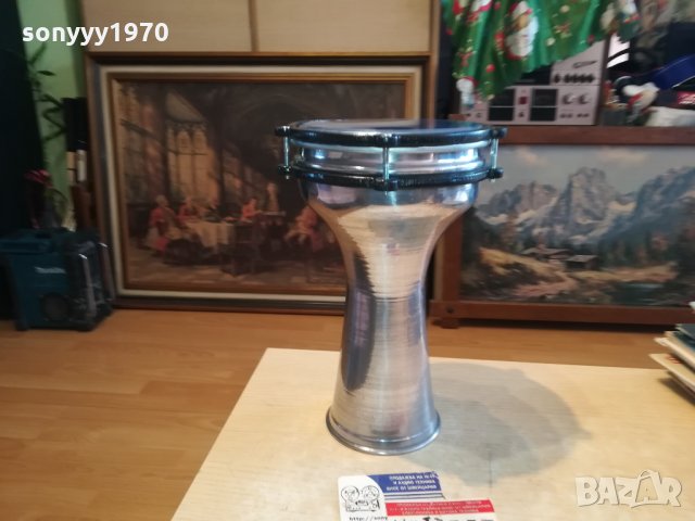 ТАРАМБУКА 30Х20СМ ИНОКС-ЛЪСКАВА 0701220956, снимка 4 - Ударни инструменти - 35354478