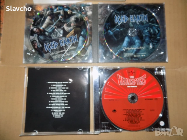 Компакт дискове на -ICED EARTH - GLORIOUS BURDEN/ The Hellacopters-High Visibility, снимка 2 - CD дискове - 38117317