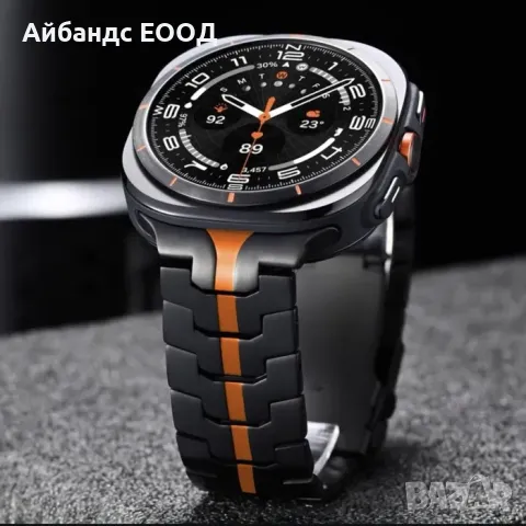 Kаишки от НЕРЪЖДАЕМА СТОМАНА за Samsung/Huawei/Garmin/Amazfit, снимка 7 - Каишки за часовници - 49407989