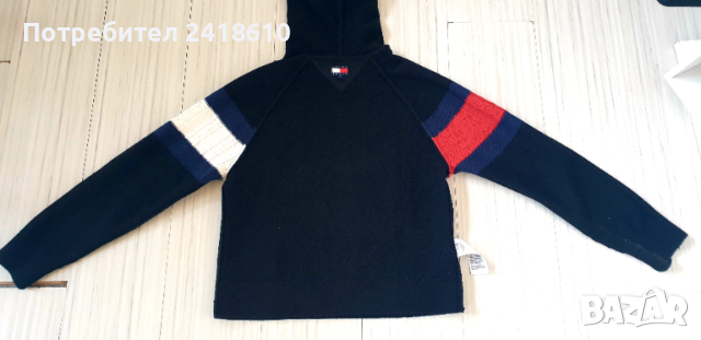 Tommy Hilfiger Knit Hoodie Womens  Size M ОРИГИНАЛ! Дамски Пуловер!, снимка 3 - Блузи с дълъг ръкав и пуловери - 52860519