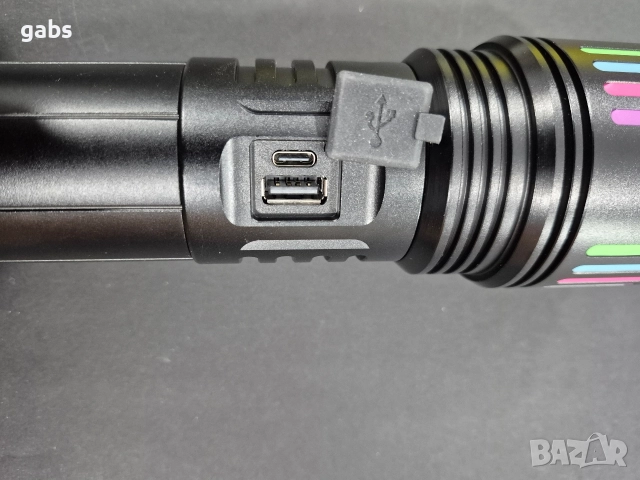 Супер силен LED фенер COBA CB-W517 ,2000м, снимка 5 - Екипировка - 52952901