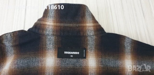 DSQUARED2 Made in Italy / Cotton Oversize Mens Size 52 - L НОВО!  ОРИГИНАЛ! Мъжка Риза!, снимка 16 - Ризи - 50737030