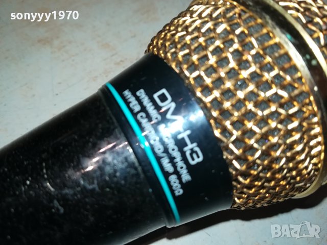 AIWA DM-H3 MICROPHONE GOLD-ВНОС SWISS 1601241833, снимка 15 - Микрофони - 43837347