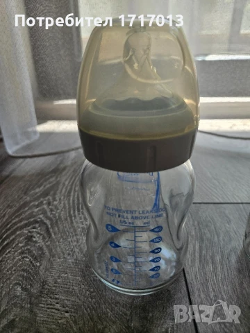 Стъклени шишета Nuk и Dr Brown’s – 240 и 150 мл + подарък , снимка 4 - Прибори, съдове, шишета и биберони - 50795843