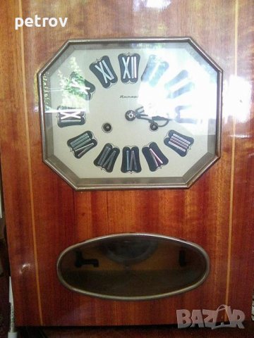 Стар стенен часовник-Янтар, снимка 2 - Стенни часовници - 38503902