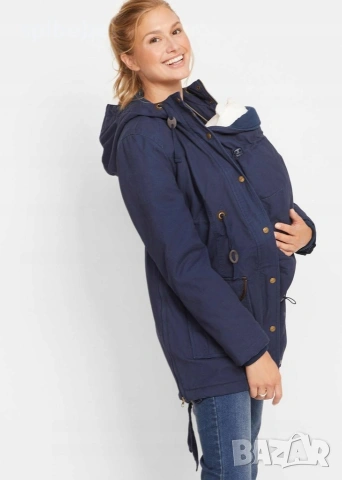 Ново зимно яке за бременни и бебеносене размер Bonprix XL 44, снимка 7 - Якета - 53119800