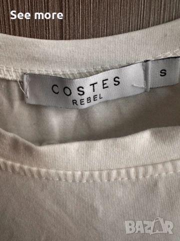COSTES ефектна блуза S, снимка 2 - Тениски - 53573353