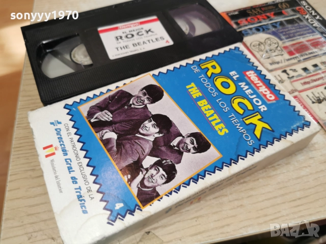 THE BEATLES-ORIGINAL VHS VIDEO TAPE 1912251601, снимка 9 - Други музикални жанрове - 52848661
