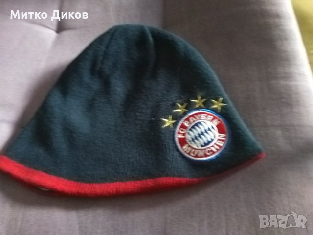 Байерн зимна шапка две лица реверсабле размер С, снимка 5 - Футбол - 32974004