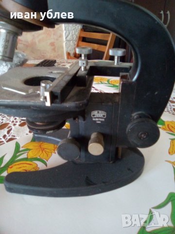 продавам микроскоп СARL  ZEJSS  JENA, снимка 3 - Антикварни и старинни предмети - 38601081