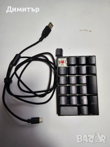 Механичен numpad + мини макро контролер с въртящ се бутон, снимка 2 - Друга електроника - 53412918