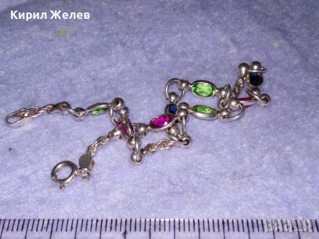 СКЪПОЦЕННА ПОСРЕБРЕНА ФИНА ФЕШЪН ГРИВНА от БЛАГОРОДНА СТОМАНА с ПЕЧАТ 925 и ФАСЕТИРАНИ КАМЪНИ 36151, снимка 16 - Гривни - 39521558