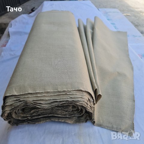 Дебел брезент, натурален, снимка 2 - Платове и дамаски - 43550684