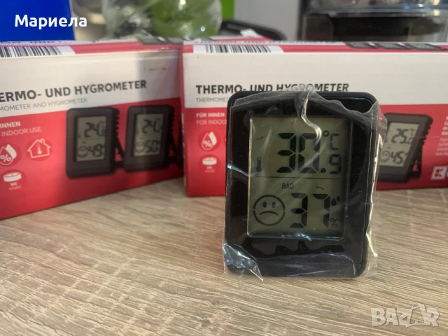Термометър и хигрометър / Комплект 3 сензора с дисплей, снимка 2 - Други стоки за дома - 50550035