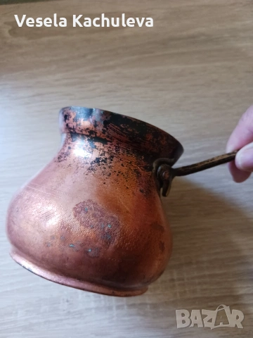 Продавам медно джезве , снимка 3 - Други ценни предмети - 53603299