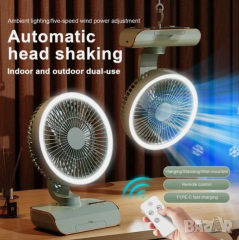 USB Вентилатор Rosberg – Мощност, Гъвкавост и Стил в Един Компактен Дизайн, снимка 4 - Друга електроника - 52137099