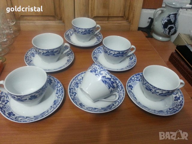 Стар български порцелан чаши за чай , снимка 8 - Други ценни предмети - 36623819