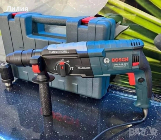 Перфоратор BOSCH, снимка 4 - Куфари с инструменти - 51852083