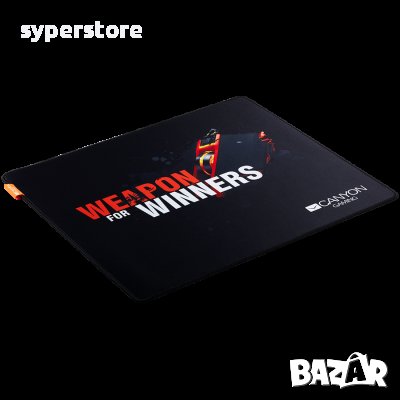 Подложка за мишка Геймърска CANYON CND-CMP5 350x250x3mm Черна Multipandex, снимка 2 - Клавиатури и мишки - 36631942