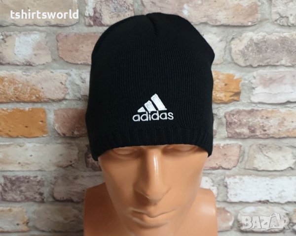 Нова зимна шапка с логото на марката ADIDAS (Адидас), снимка 2 - Шапки - 43365853