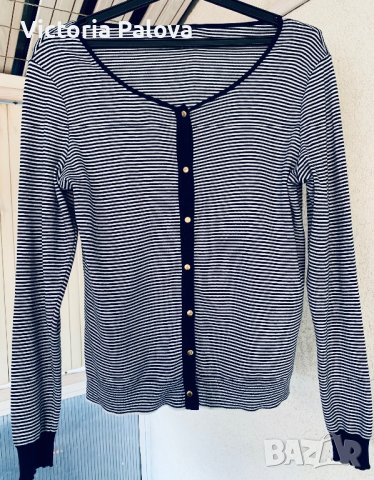 MASSIMO DUTTI раирана жилетка, снимка 8 - Жилетки - 39759257