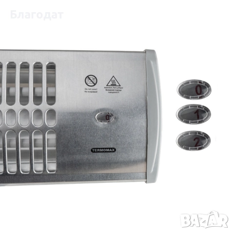 Кварцова печка Termomax TR12Q, 1200W, стенна, снимка 7 - Отоплителни печки - 52883356