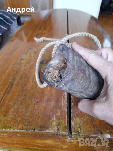 Стар рог барутница #2, снимка 7 - Други ценни предмети - 53470555