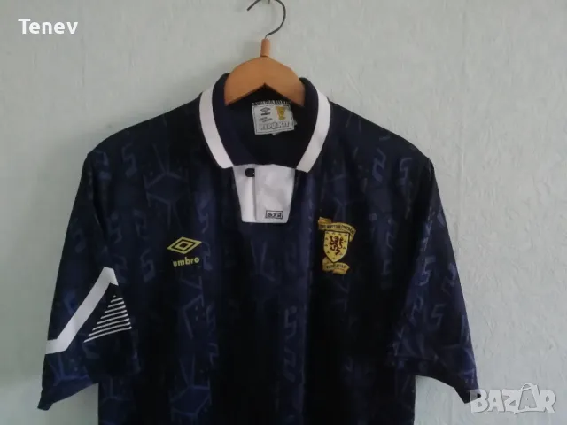 Scotland Adidas Vintage 1991-1994 оригинална футболна тениска фланелка Шотландия размер XL , снимка 4 - Тениски - 49207033