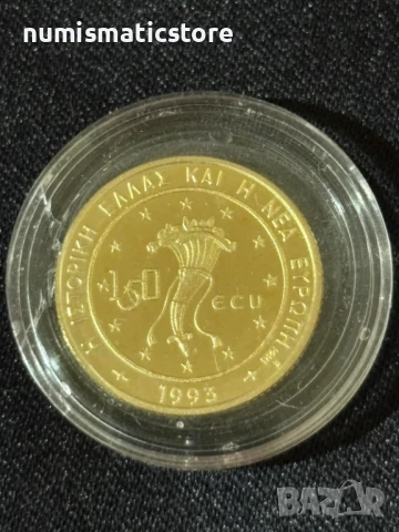 Гърция 1993 - 150 ECU - Сова , Златна монета 