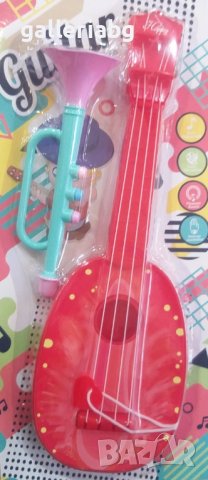 Детска китара с плод и тромпет