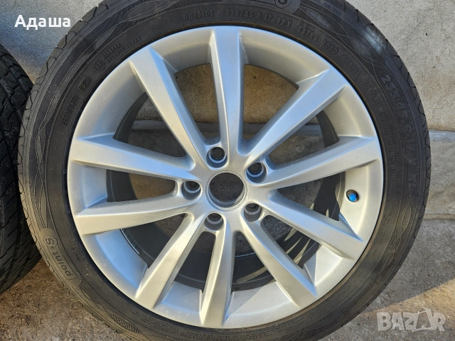 Джанти 17 5 112 vw passat b7, снимка 5 - Гуми и джанти - 53105144