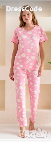 Дамски комплект-Пижама с къс ръкав