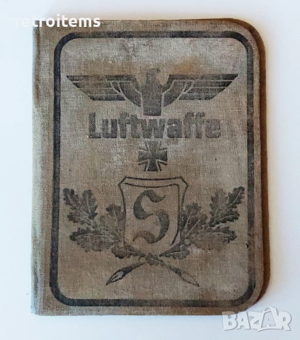 WW2, Германски Документ на 3 Райх,  Luftwaffe, снимка 3 - Антикварни и старинни предмети - 52000166